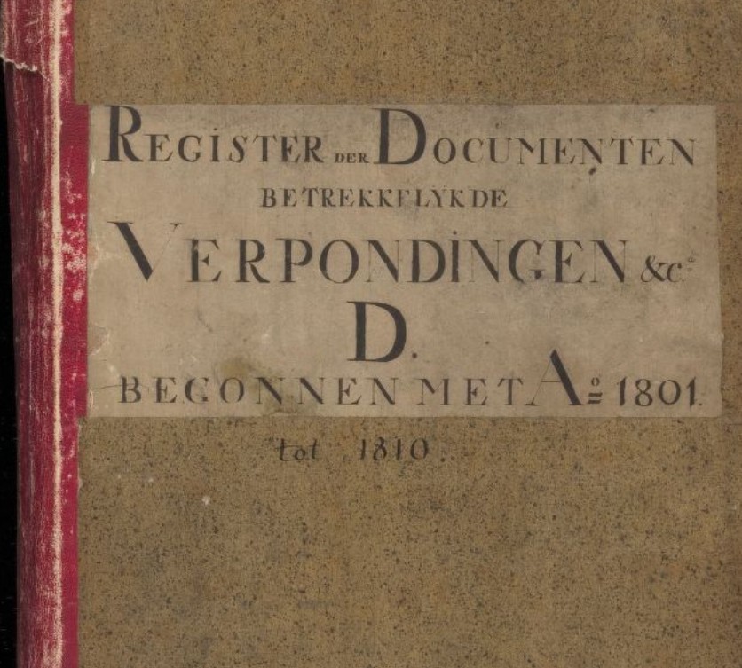 Verpondingskohieren 1802-1805